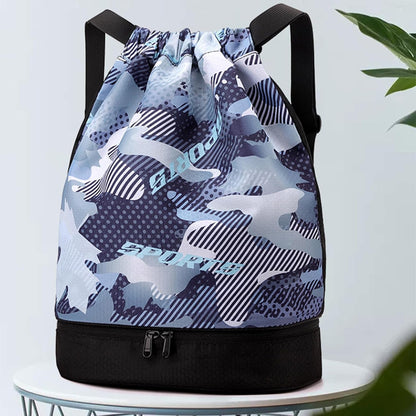 Portable sports bag with shoe compartment – Trivora