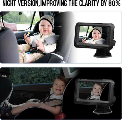 Baby mirror with 1080p camera & 4.3-inch screen – Solvian