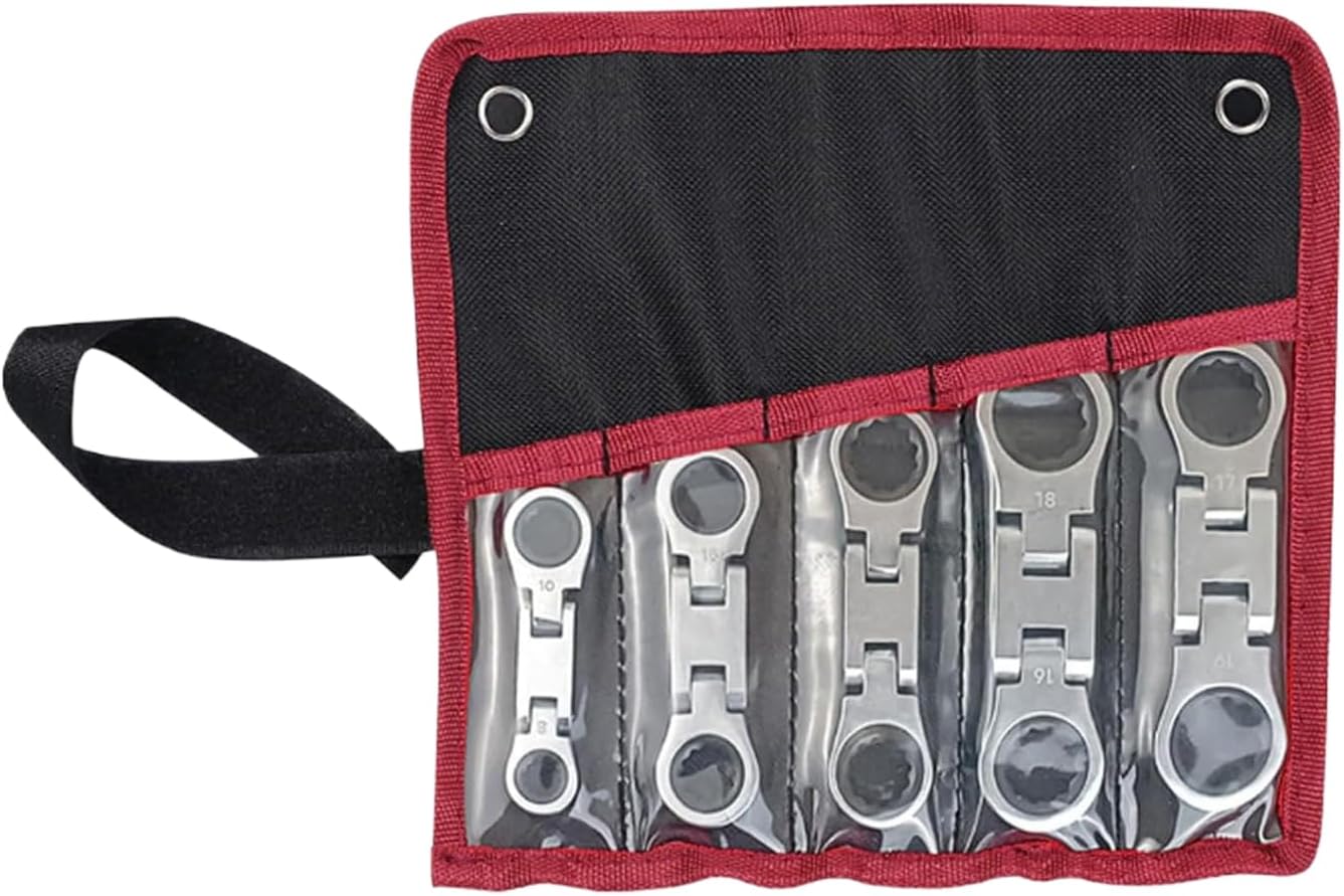 Double Drive Flex‑Head Ratcheting Spanner – Torvex
