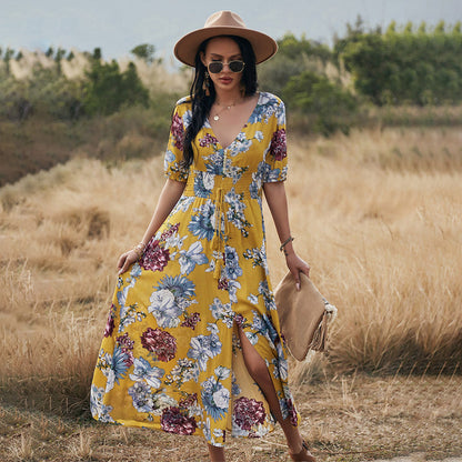 Airy, loose autumn dress – Ismay