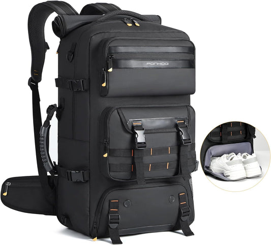 50L flight-ready convertible travel rucksack with shoe compartment and USB port