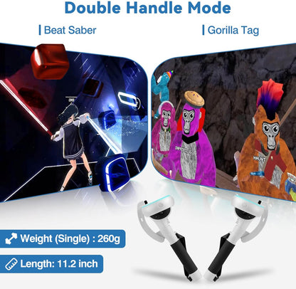VR controller extension grips for Meta Quest 2 – Kynaro