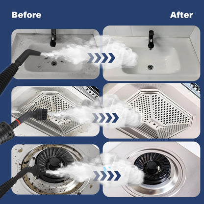 High-pressure handheld steam cleaner with 9-piece accessory set – Valtira
