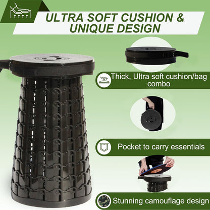 Collapsible padded stool – SitMax