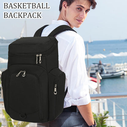 Basketball Backpack for Men – Large 30L Sports Bag with Waterproof Base – Draycor