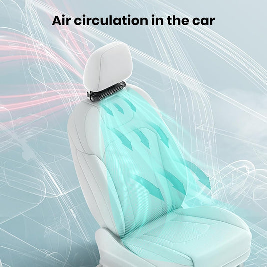 3-Speed USB Car Cooling Fan & Headrest Mount – AutoBreeze (1+1 FREE)