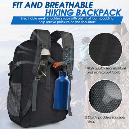 40L waterproof hiking and camping backpack – lightweight & foldable – 2 for the price of 1