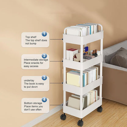 Rolling serving trolleys with wheels and a handle – Veyora