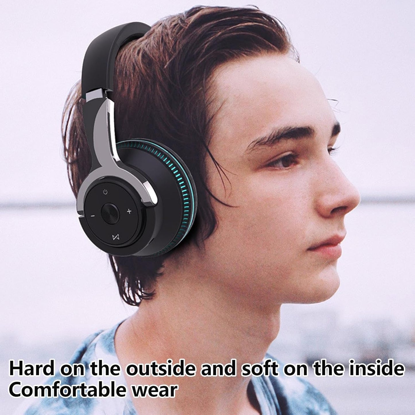 Foldable wireless headset with RGB lights – Sonvix (Buy one, get one free)