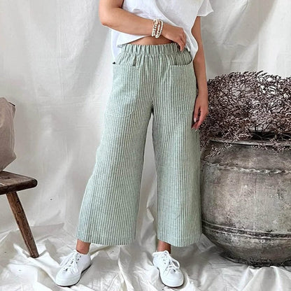 Premium Linen Trousers for Women - Sophia