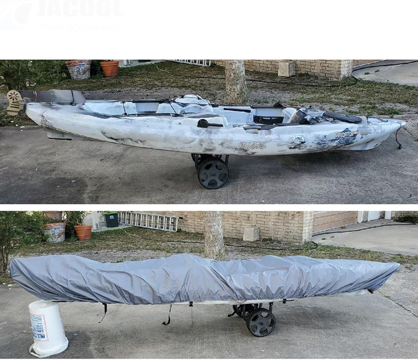 Waterproof, UV-resistant kayak cover with adjustable straps – Marivor