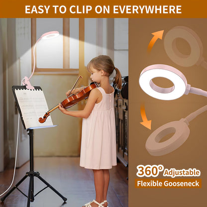 LED clip-on desk lamp with 3 colour modes and flexible gooseneck – Selvara (Buy 1 Get 1 Free)