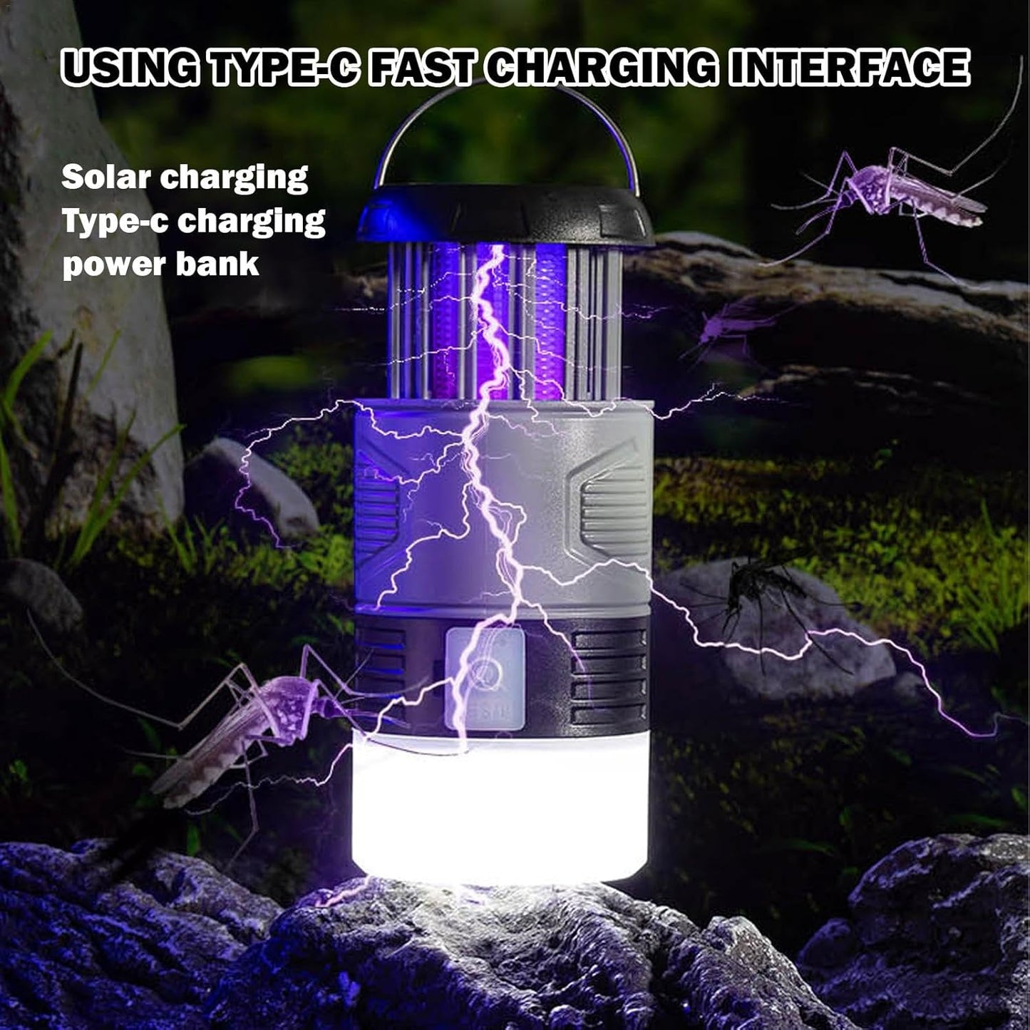 Solar-powered fly trap with UV lamp – Zynora