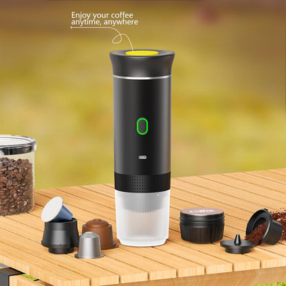 Portable 3-in-1 espresso maker with rechargeable battery – Raverno