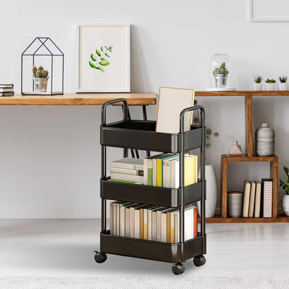 Rolling serving trolleys with wheels and a handle – Veyora