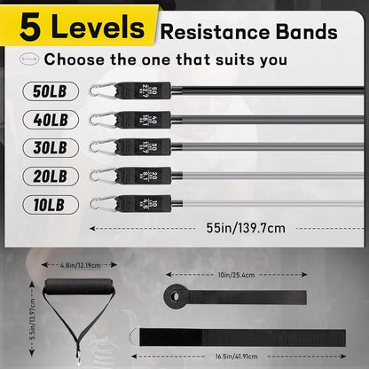 Suspension Trainer Resistance Bands Set – Veltrix