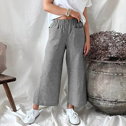 Premium Linen Trousers for Women - Sophia
