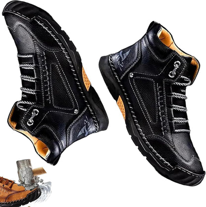 Handcrafted waterproof orthopaedic boots for men – arch support and non-slip soles – Renvar