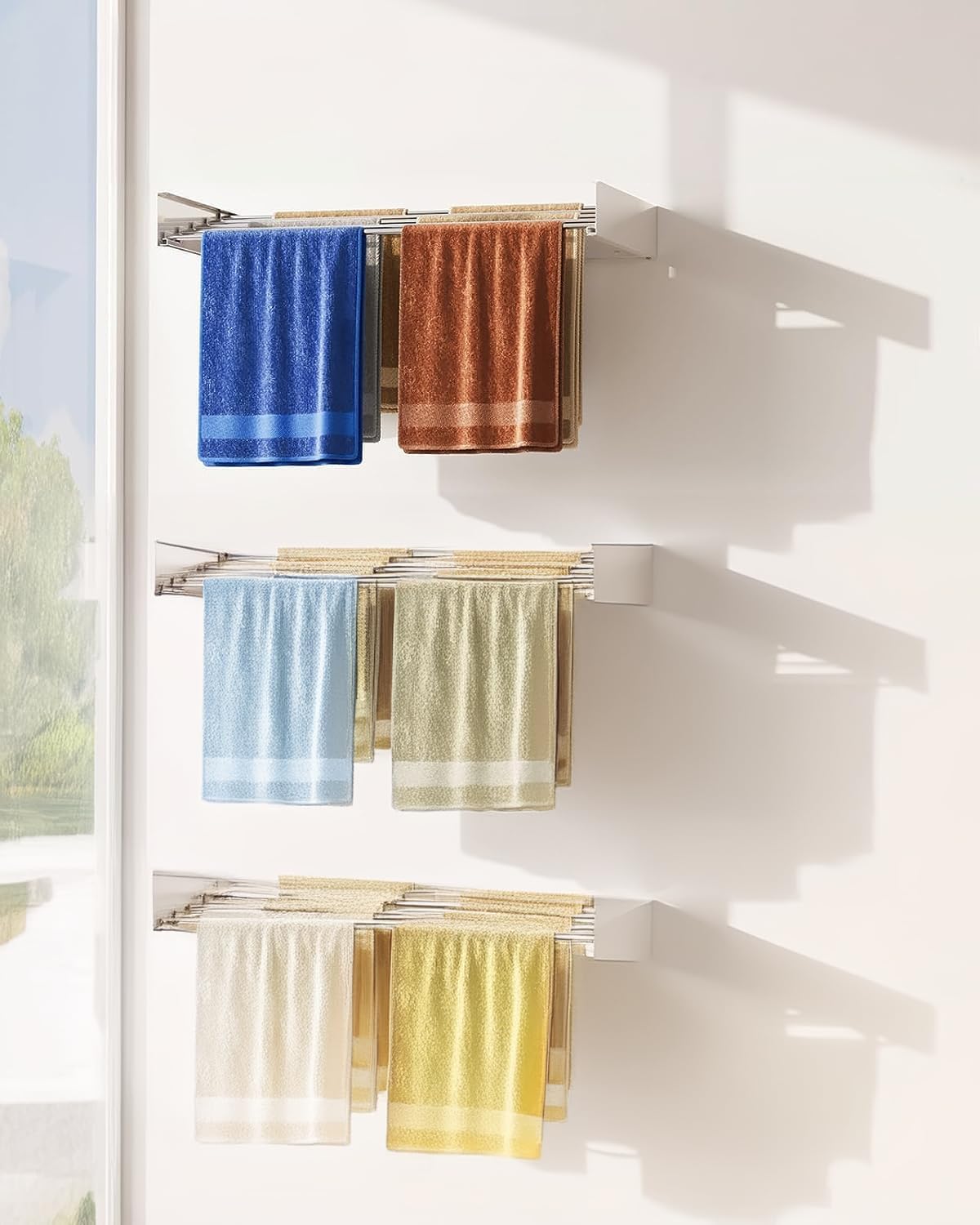 Wall-mounted foldaway clothes airer – DryWall