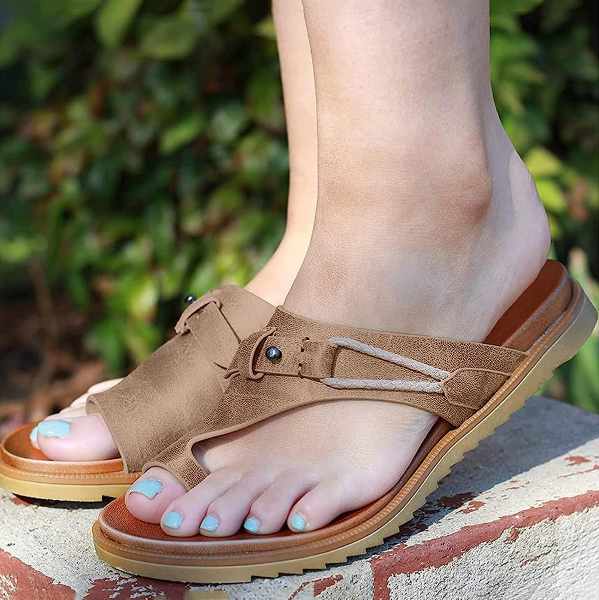 Orthopaedic summer sandals with open toe area – Ziva