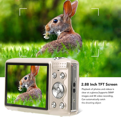4K compact digital camera with 58 MP photos and 16x zoom – Lumora