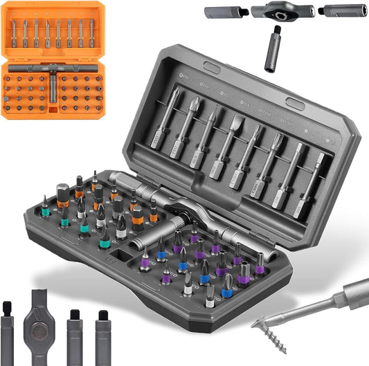 42-in-1 Magnetic Screwdriver Set – Precision Repair Tool Set with Bits & Handle – Fixaro