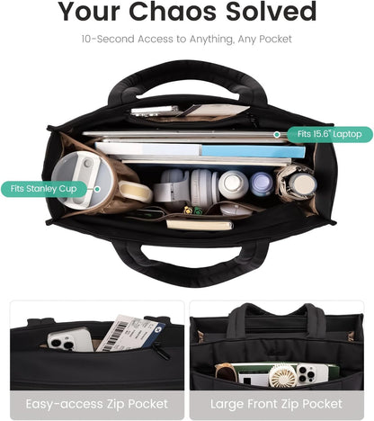 Professional compartmentalised work bag – laptop case with large capacity – Selvara