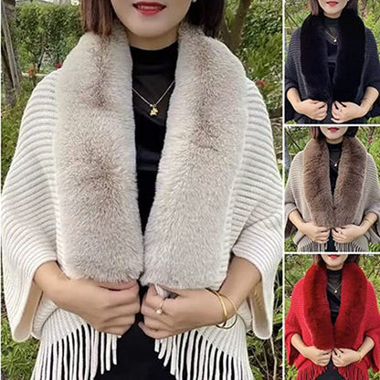 Ladies' Coat Louise – With Luxurious Faux Fur Collar | One Size