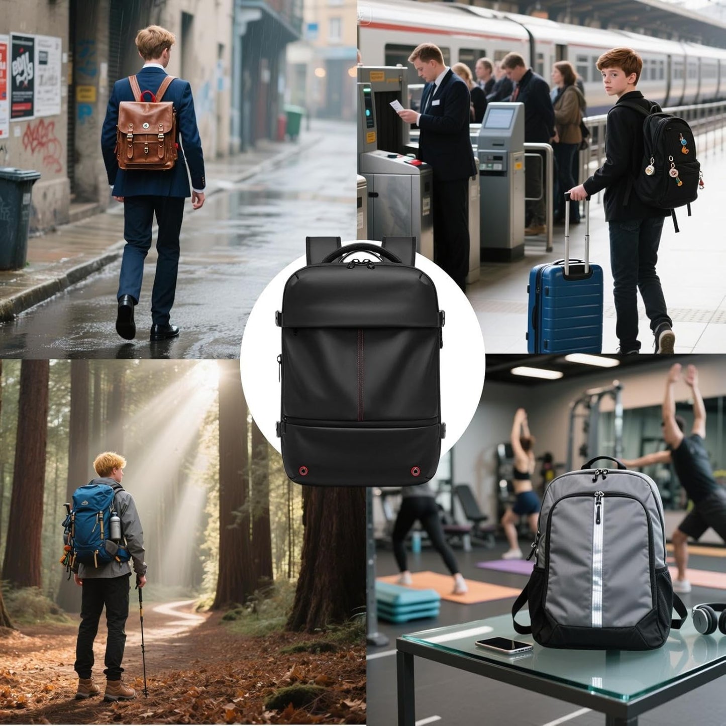 Expandable, waterproof travel rucksack with vacuum compression – Arvid