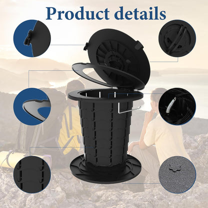 Portable toilet with adjustable height – CampMate