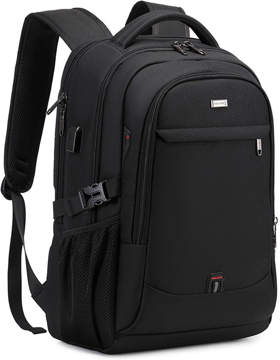 Waterproof laptop and travel rucksack with organised compartments