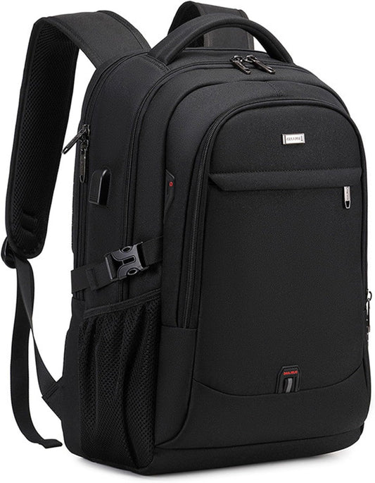 Waterproof laptop and travel rucksack with organised compartments