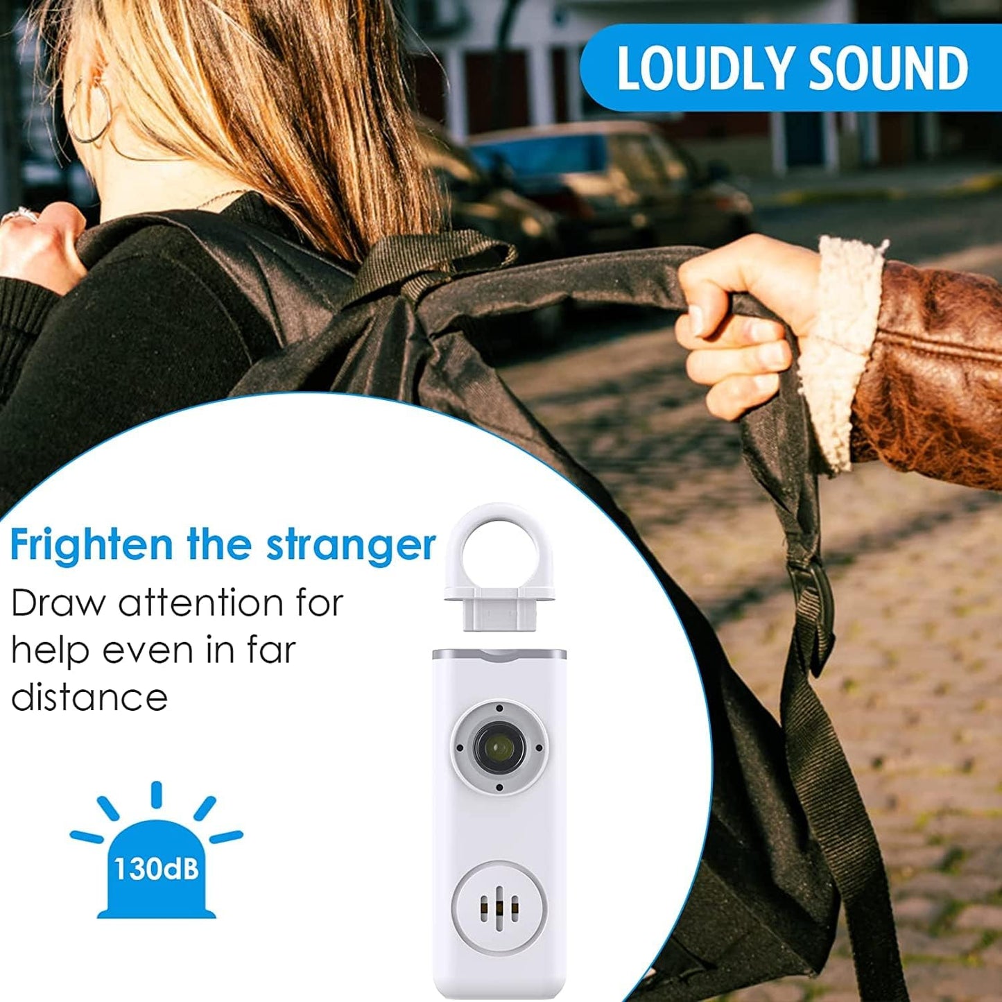Personal alarm keyring 1+1 FREE – Veyora