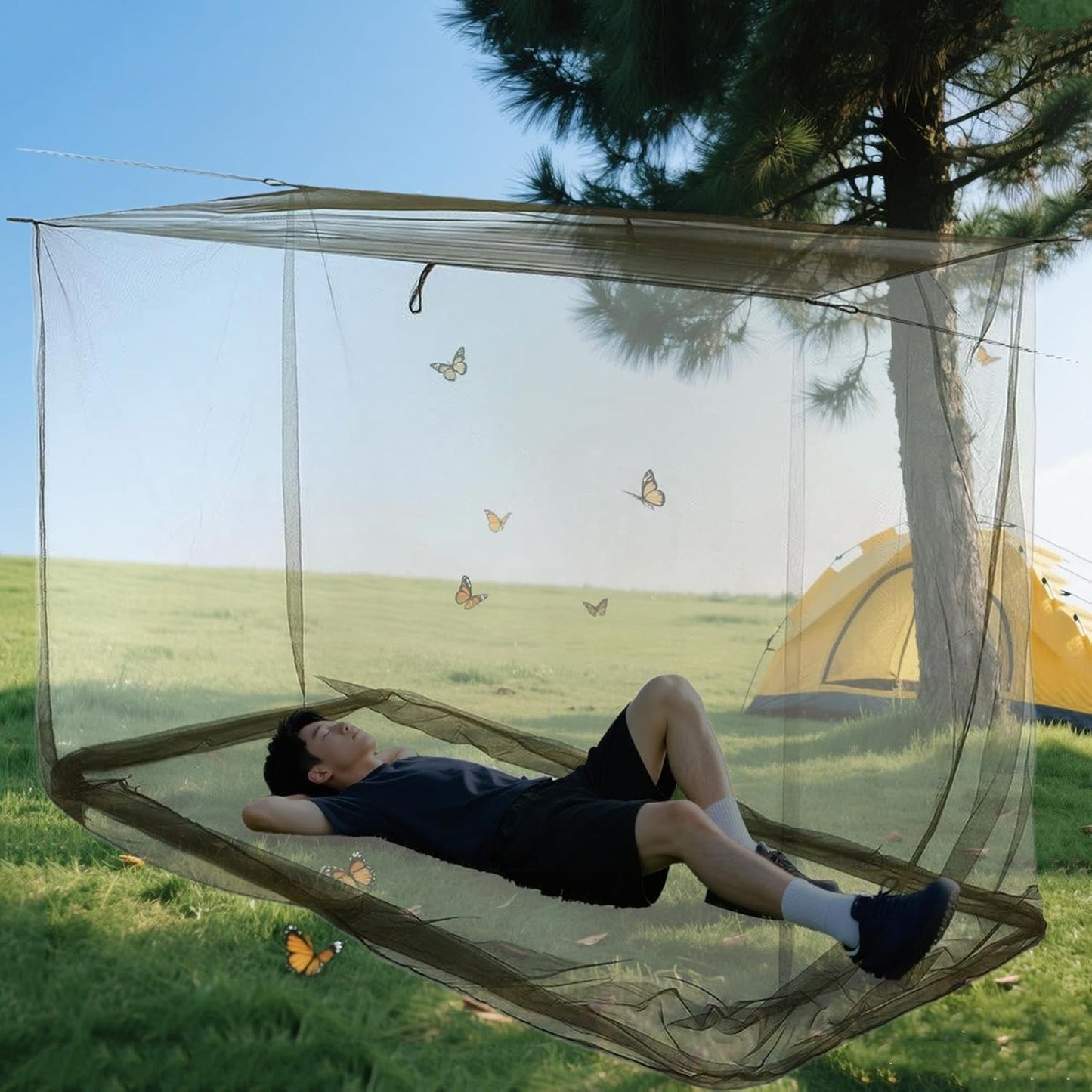 Outdoor rectangular insect mesh roof – Ventora