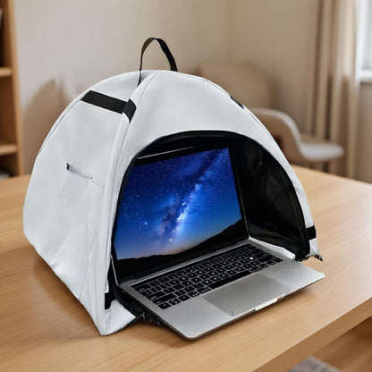 Laptop sunshade – Foldable anti‑glare privacy tent for 13–16‑inch devices – Travory