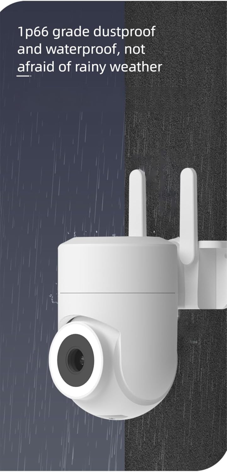 2K outdoor and indoor security camera with 355° view and night vision