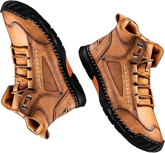 Handcrafted waterproof orthopaedic boots for men – arch support and non-slip soles – Renvar