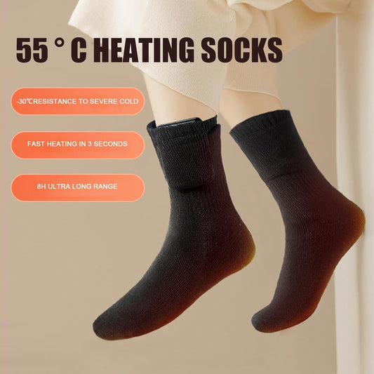 USB-heated socks for cold weather – buy one, get one free – Jorven