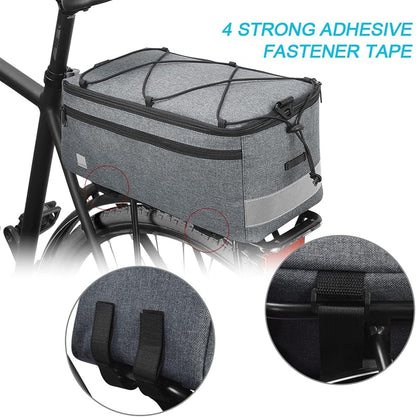 8L insulated pannier for rear rack with shoulder strap – Trevilo
