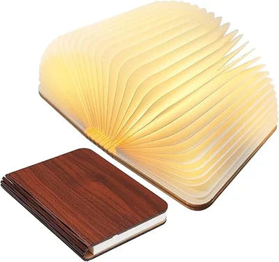 Folding Book Lamp with Warm LED Lighting - StoryGlow