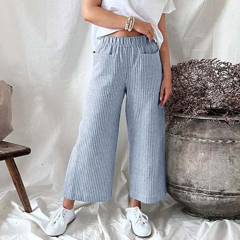 Premium Linen Trousers for Women - Sophia