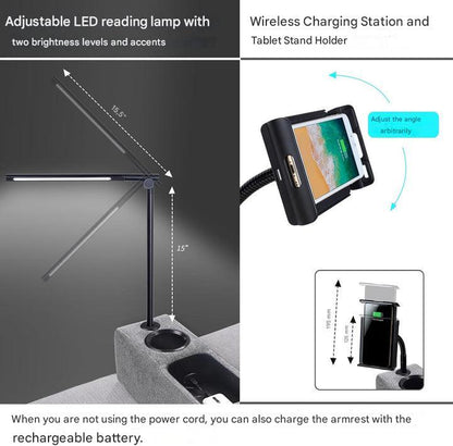 Multifunctional Armrest with Wireless Charging – Modulux