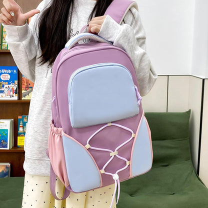 School backpack set – large-capacity backpack for pupils with pencil case and pockets – Nivora
