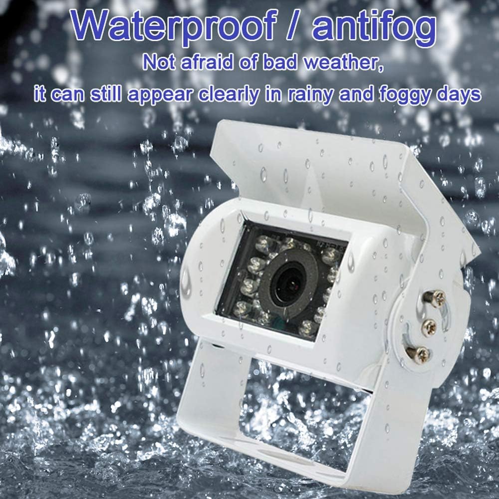 Truck reversing camera 12V/24V with 18 LED IR night vision IP68