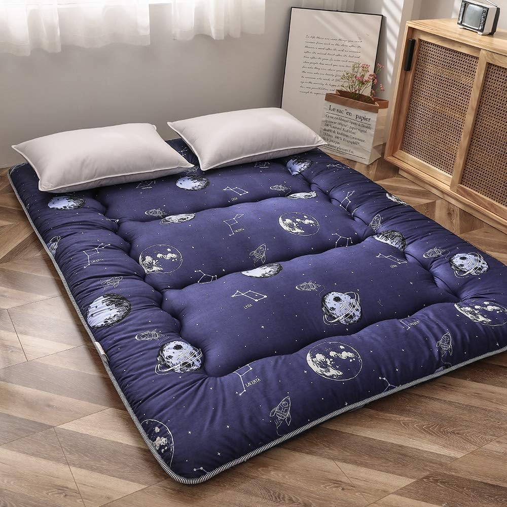 Foldable Japanese futon floor mattress with memory-foam support – Arivon