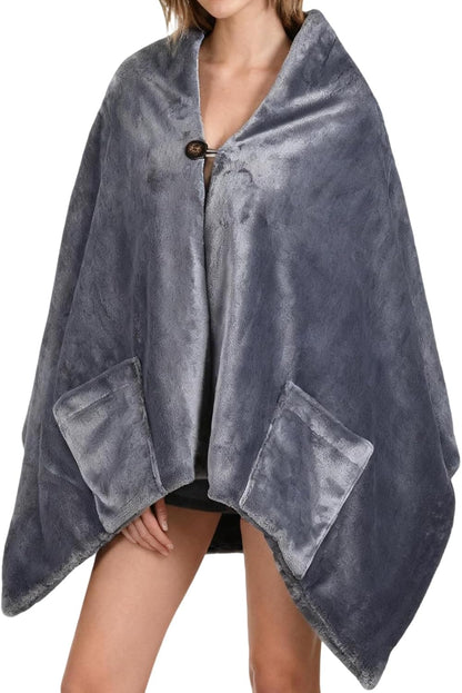 USB-heated scarf – Portable electric wrap with 3 heat settings and overheat protection – Venora