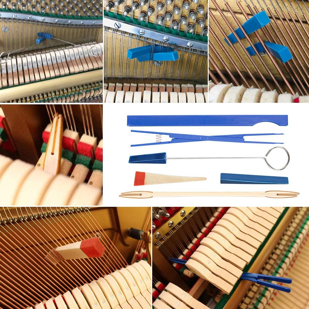 Professional 16-piece piano tuning kit with storage pouch – Arvena