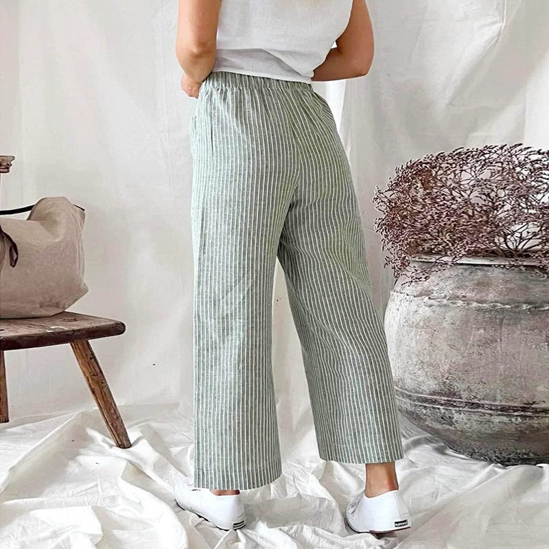Premium Linen Trousers for Women - Sophia