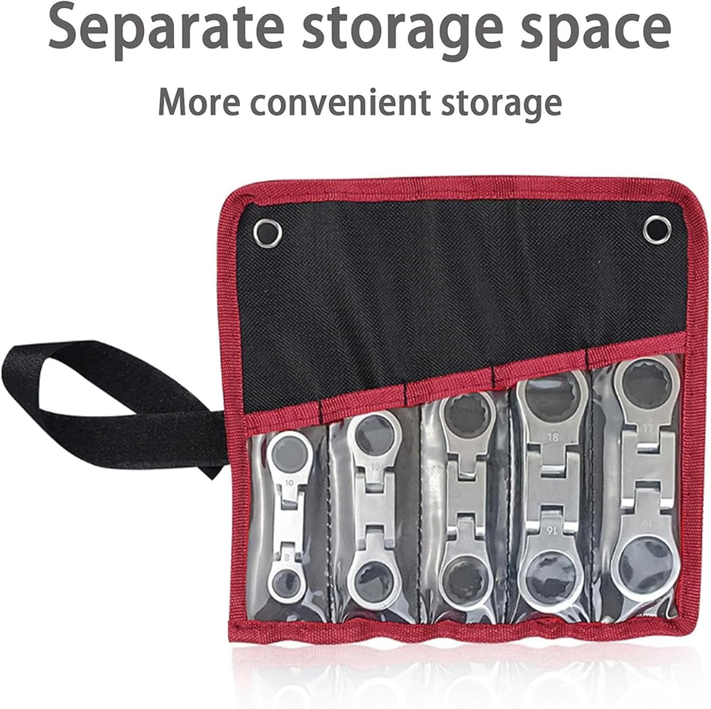 Double Drive Flex‑Head Ratcheting Spanner – Torvex
