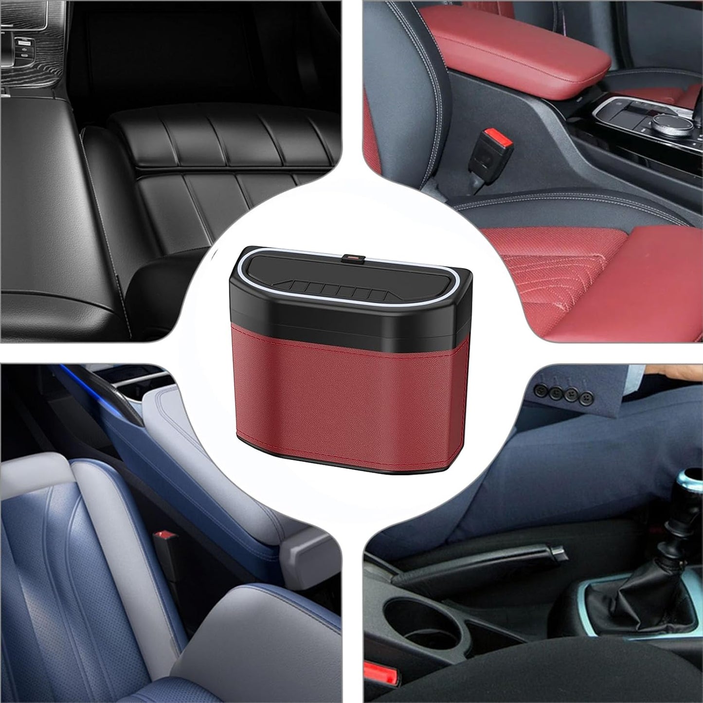 Odour-proof Car Rubbish Bin with Touch Light – Lurevo